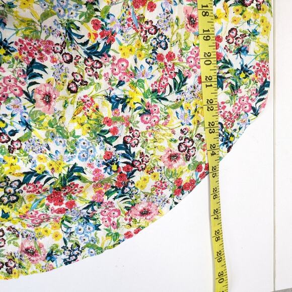 NEW H&M Off Shoulder Floral Print Top 10 Coquette Romantic Softgirl Cottagecore - Picture 11 of 12